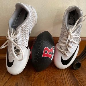 Nike vapor football cleats white size 7.5